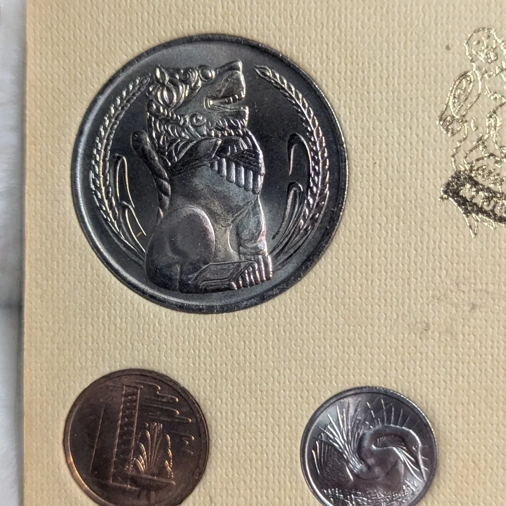 Vintage 1975 Year Of The Rabbit Coin Set